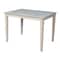 International Concepts Rectangle Solid Wood Top Table, Unfinished, 30 W, 42 L, 30 in H, Wood, Unfinished K-3042-30S - alternate 1